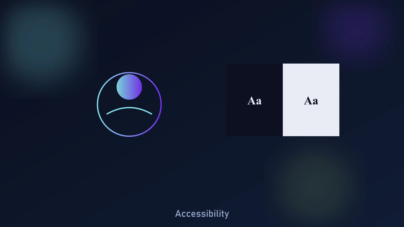 Shopify accessibility implementation diagram showing WCAG 2.2 AA principles applied to theme contrast, focus states, and forms