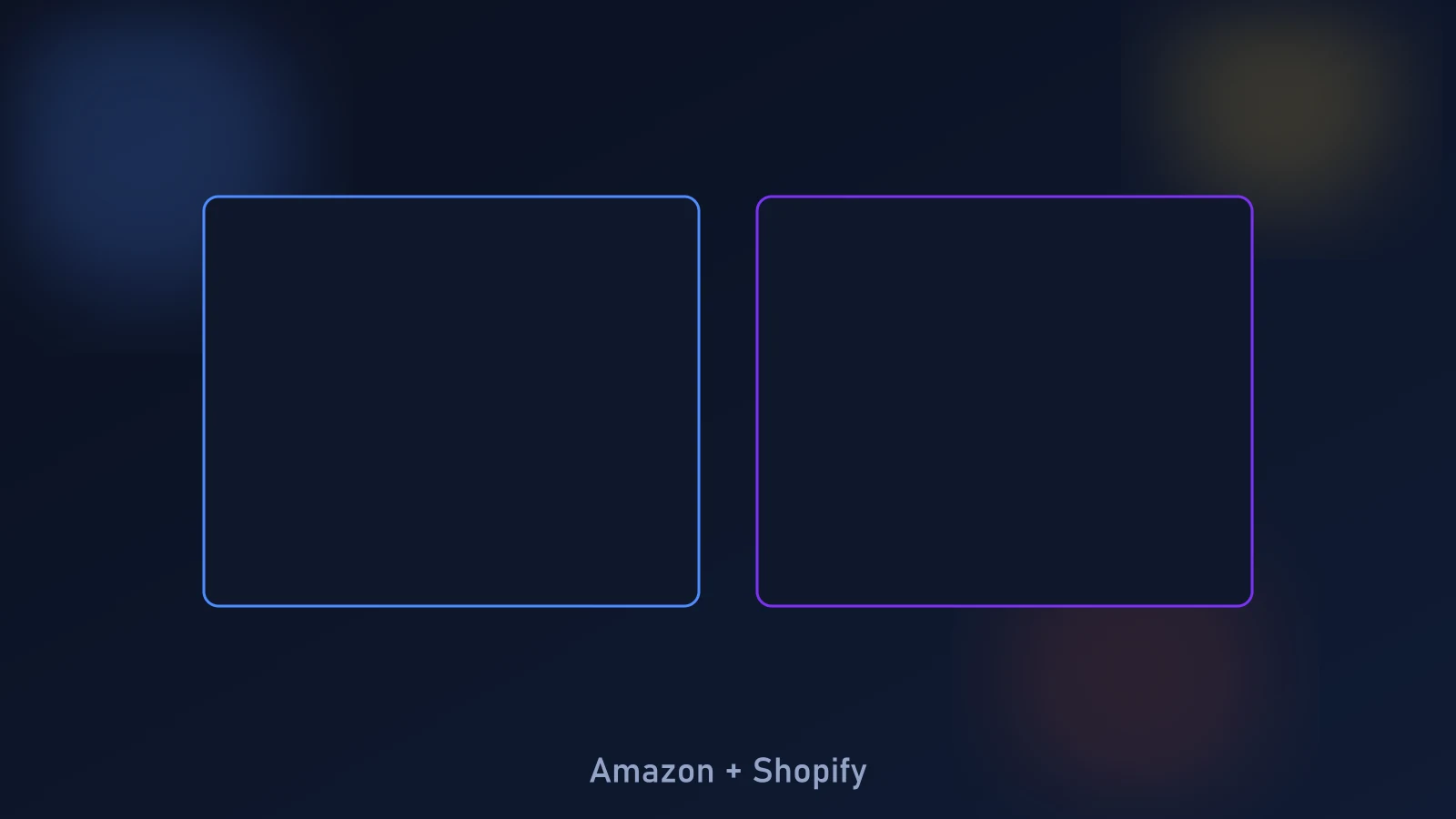 Shopify and Amazon channels sharing catalog truth while preserving distinct customer promises