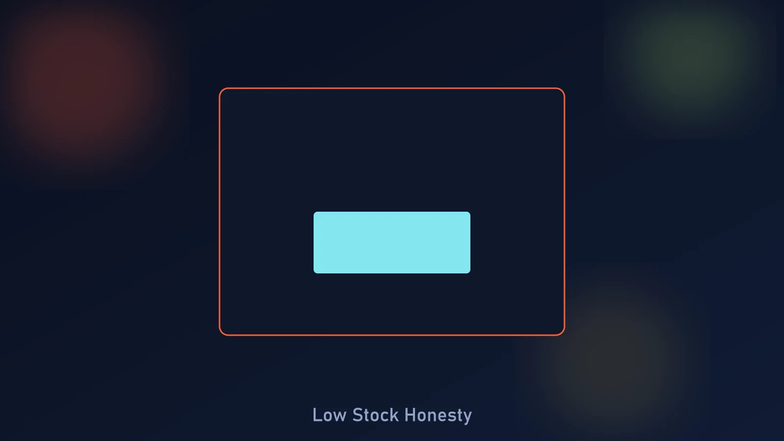 Shopify product page showing honest low-stock state for a specific variant and location