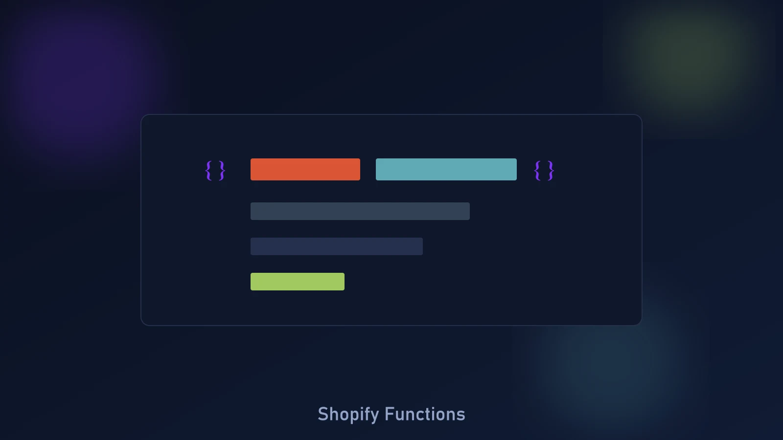 Shopify Functions architecture diagram showing server-side discount, shipping, payment, and cart transform logic replacing app scripts
