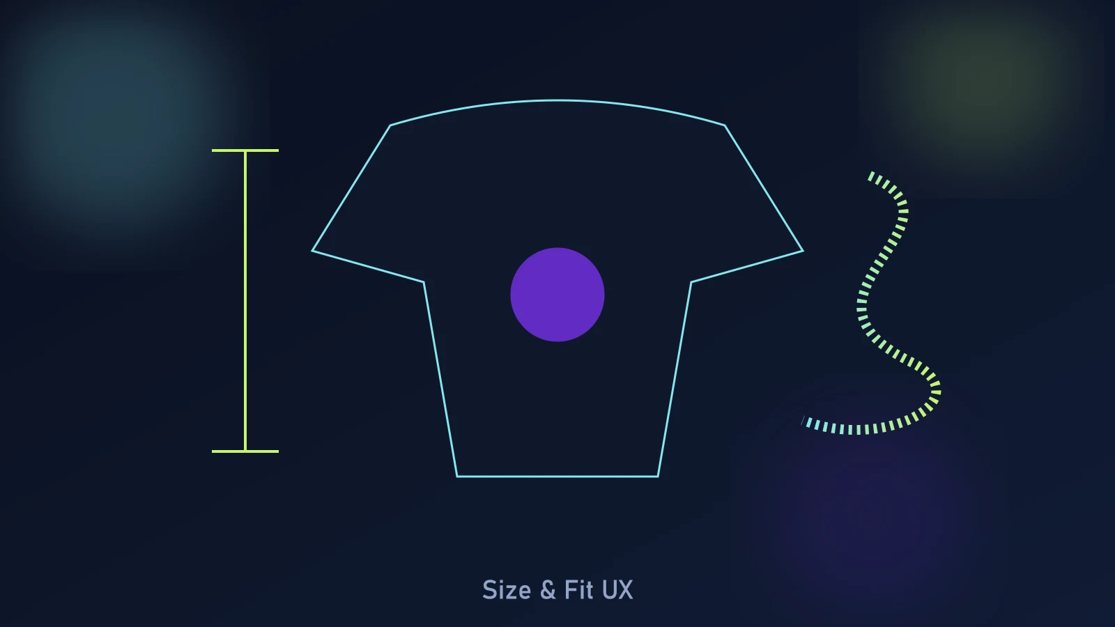 Shopify size selection interface connecting body measurements, garment dimensions, and fit preference