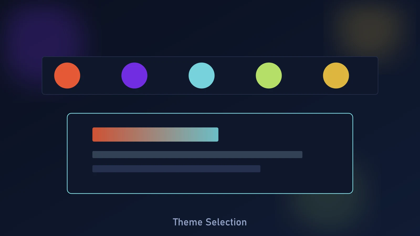 Shopify theme selection framework illustration showing architecture, speed budget, app compatibility, and customization criteria feeding into a decision