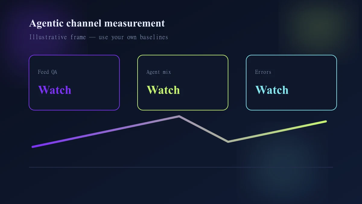 Measurement model for Shopify agent-attributed demand distinct from storefront sessions