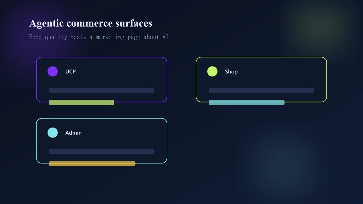 Product data patterns that help or fail AI shopping agents using Shopify Catalog