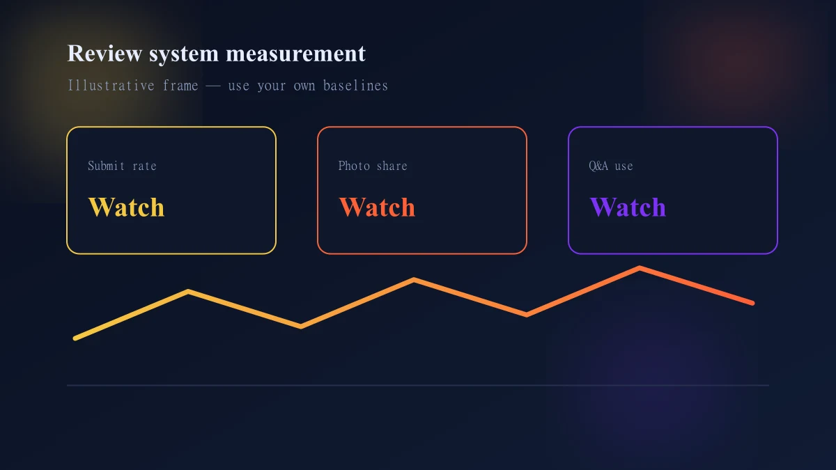 Scorecard for Shopify review submit rate photo share Q&A deflection and conversion among review engagers
