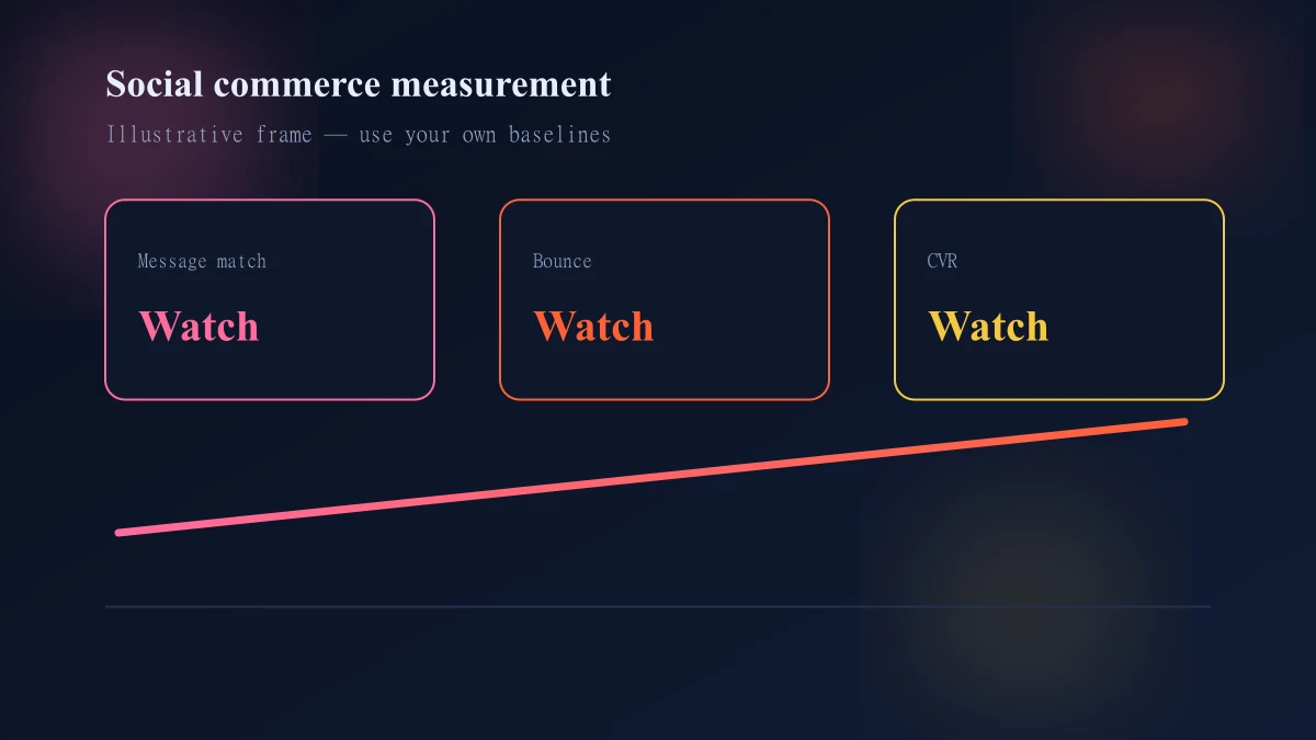Social commerce measurement from creative and destination through Shopify orders and refunds