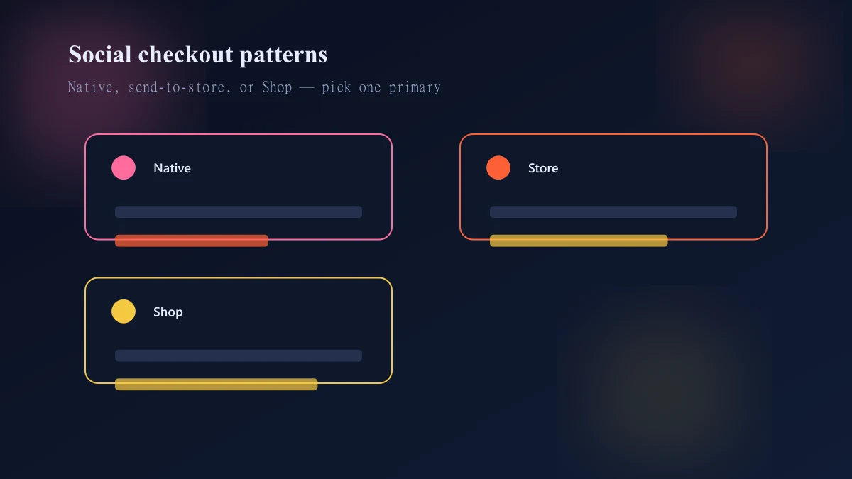 Patterns of creative-to-PDP continuity versus mismatched social landing experiences
