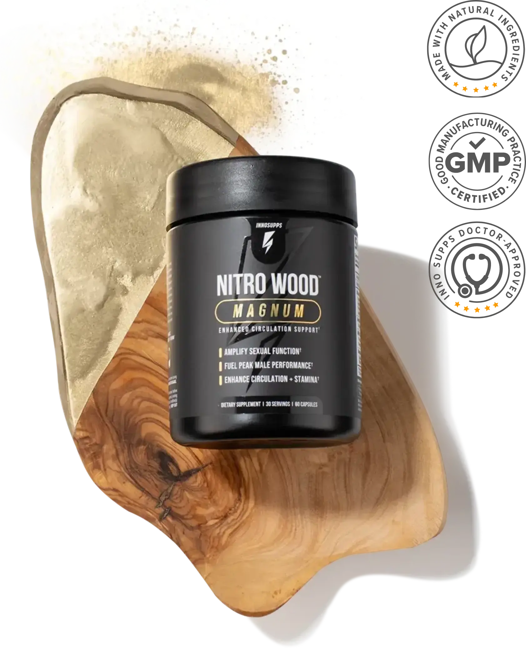 InnoSupps Shopify store product display